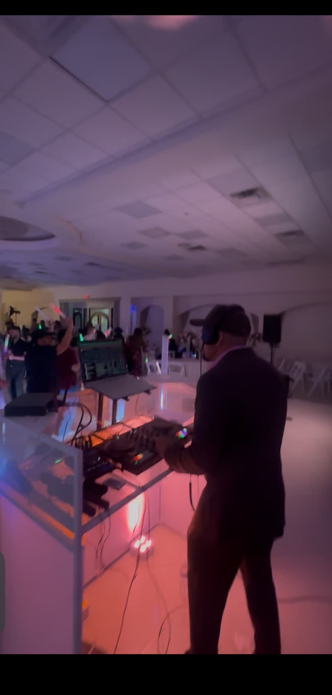 Packed dance floor energy